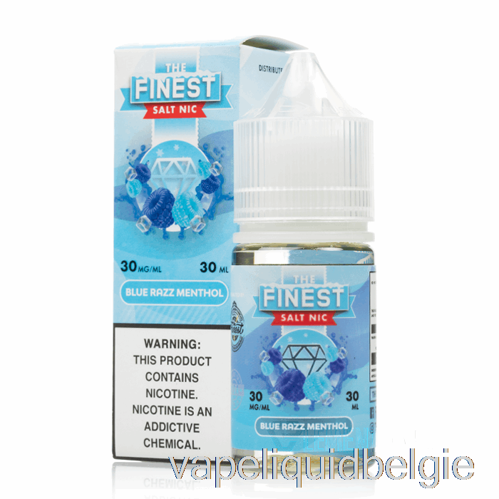 Vape België Blue Razz Menthol - Het Fijnste Zout Nic - 30ml 30mg